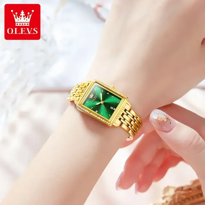 OLEVS 9995 montre pour femmes de luxe étanche lumineux élégant Quartz dames