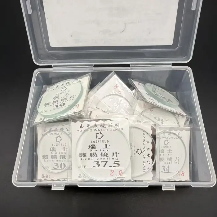 Verre de montre pour montre connectée, épaisseur de 28mm à 42mm, verre miroir plat rond de 2.8mm, le