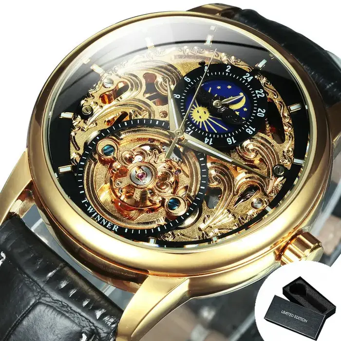 Montre de luxe à tourbillon pour homme