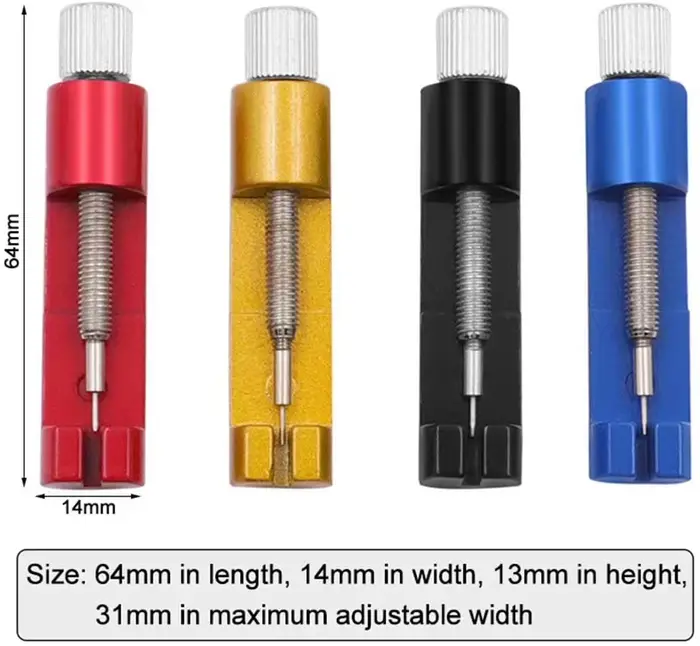 Outil de réparation de montres en métal pour ajuster le bracelet