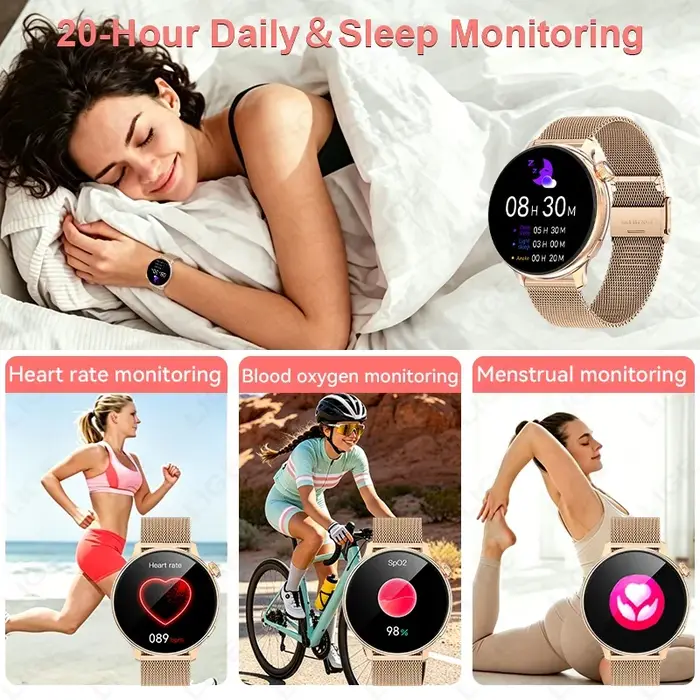 Montre connectée de luxe LIGE pour femmes