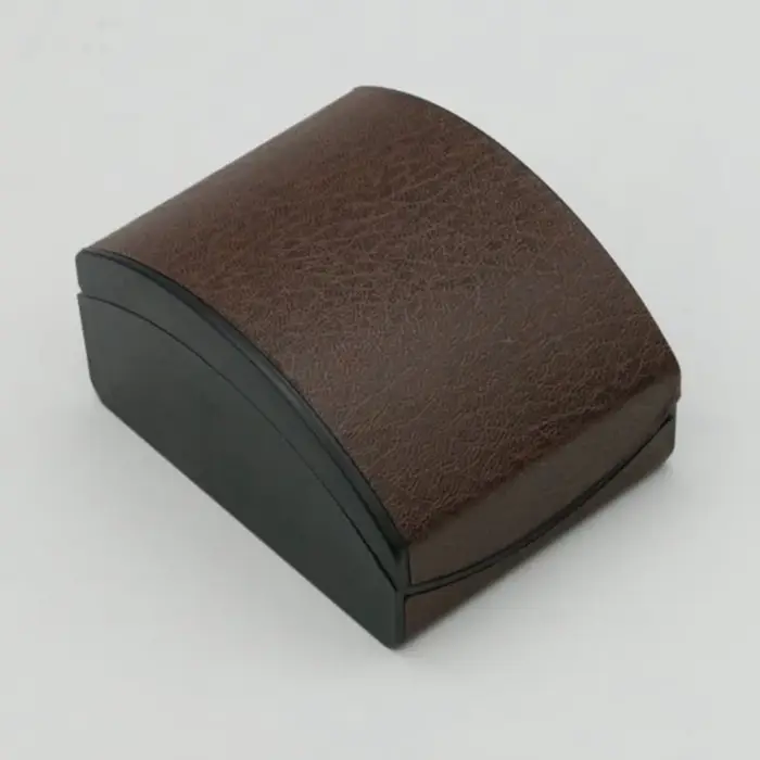 Boîte de présentation de montre en cuir vintage