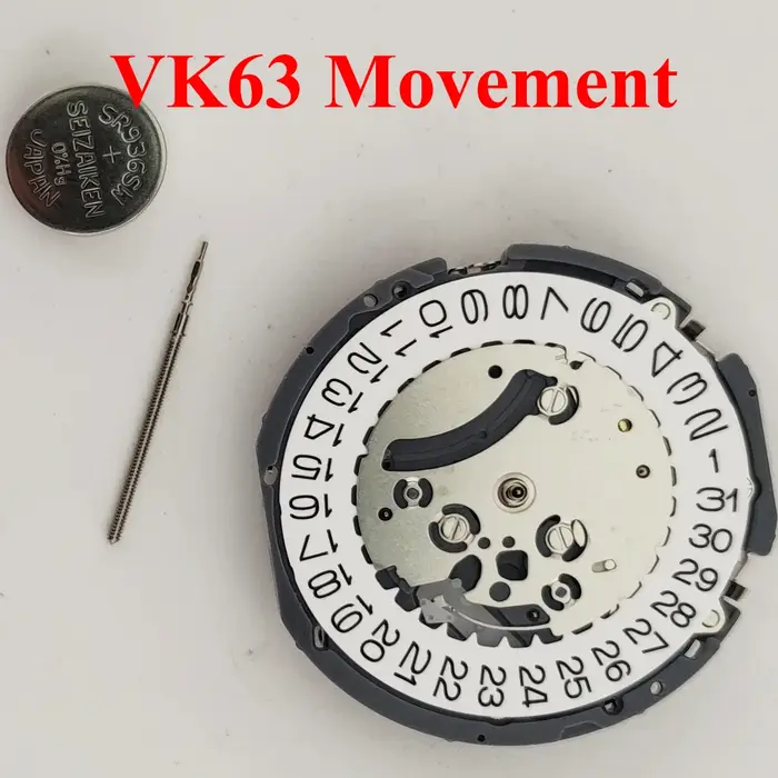 Montre à Quartz mouvement Date 3 heures chronographe