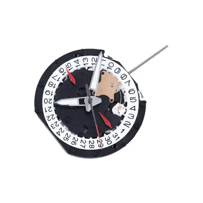 Sunon Pe903T-3 montre à Quartz mouvement Chine Ligne trois aiguilles avec 2 yeux Date petit chronographe seconde 1/10 secondes