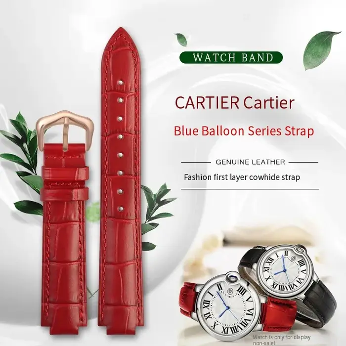 Bracelet de montre en cuir pour femmes