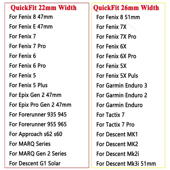 Bracelet de montre Correa Forerunner 955 Solar 965 935 945 QuickFit, bracelet en silicone pour Garmin Fenix 7 7X 6 6X Pro 5 5X, 22mm, 26mm