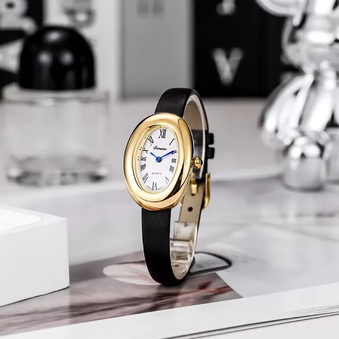 Montre à quartz étanche vintage pour femme