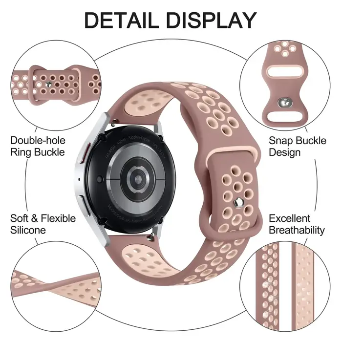 Bracelet de Sport pour Garmin Vivoactive 3 4/Venu 2 Plus/Venu Sq/Vivomove3