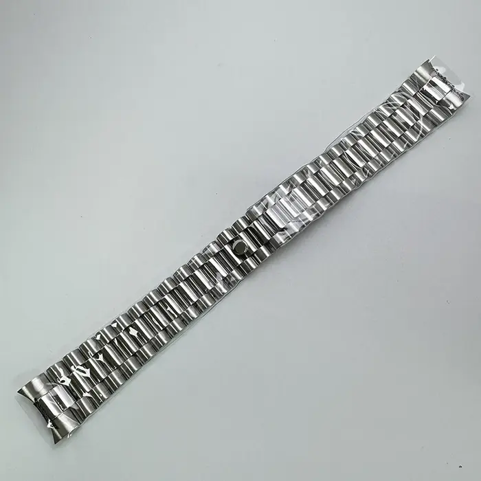 Bracelet Oyster/Jubilee en acier massif argenté