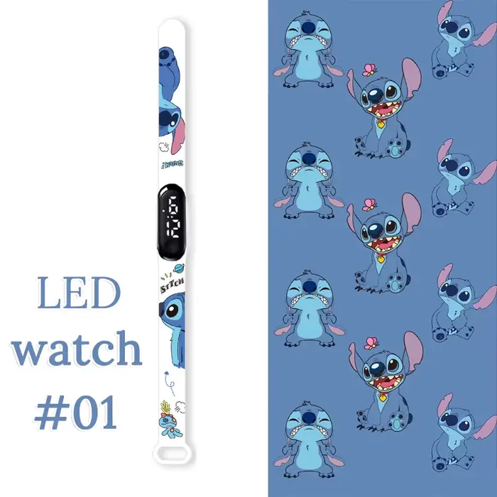 Mode point enfants montres filles étanche Sport Bracelet femmes Bracelet enfants montre LED tactile 