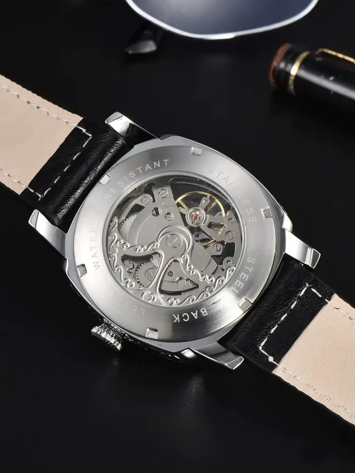 montre homme 2024 Creux montres automatiques montres étanches montre homme original Rétro gravure cl
