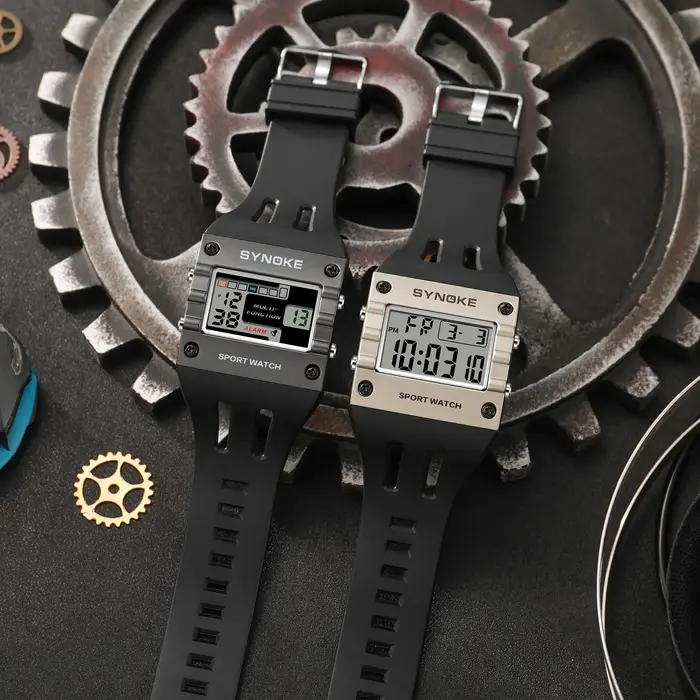 Montre de sport numérique pour homme SYNOKE