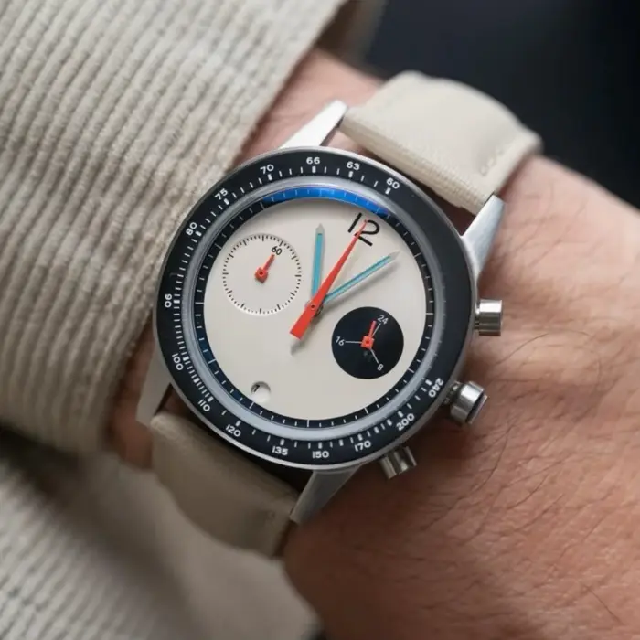 CILOA montre de sport ronde bleue pour hommes de haute qualité lumière luxe 2025 nouvelle marque cadeau véritable