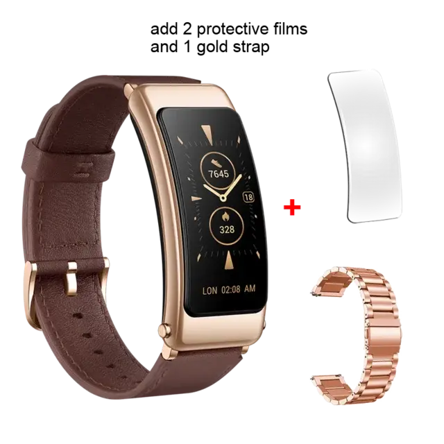 90% nouveau Huawei TalkBand B6 Talk Band B6 largeur Bluetooth Bracelet intelligent bracelets de sport tactile AMOLED écran appel écouteur bande