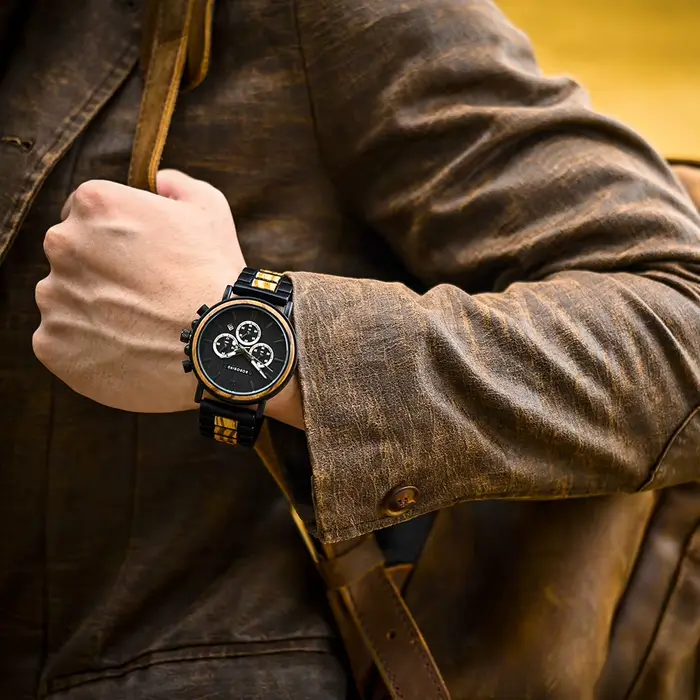 BOBO BIRD marque montres hommes en bois montre de mode