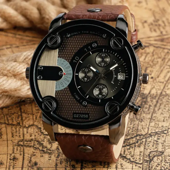 Sport grandes affaires montres hommes horloge Locomotive armée rétro noir montre à Quartz Style Relogio Masculino Relojes Hombre