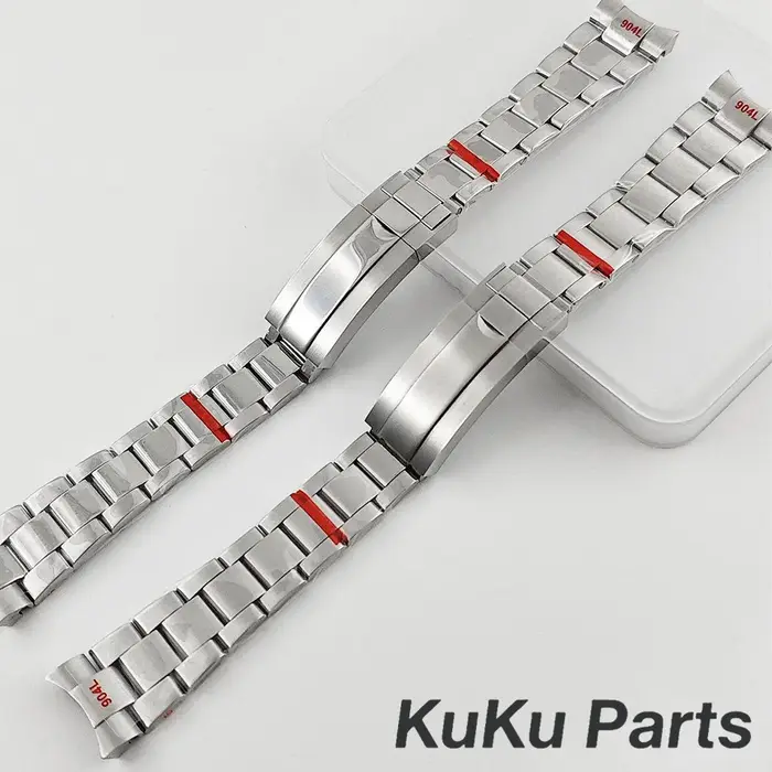 Bracelet présidentiel jubilé en argent de 20MM de largeur