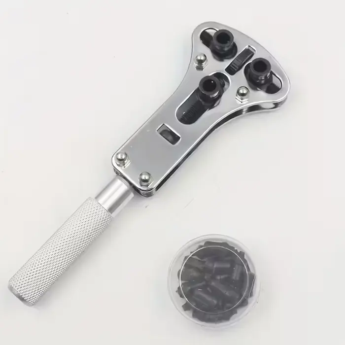 Ouvre-montre à trois griffes, dissolvant arrière de vis réglable, support Mobile de boîte à clés de 