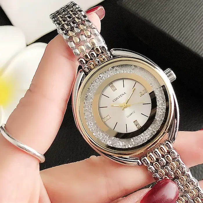 CONTENA célèbre marque de luxe modèle S dames montres mode doré concepteur femmes montre-bracelet tenue décontractée horloge Relogio Feminino