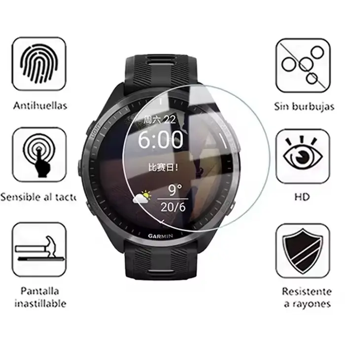 Protecteur d'écran pour montre Garmin Forerunner