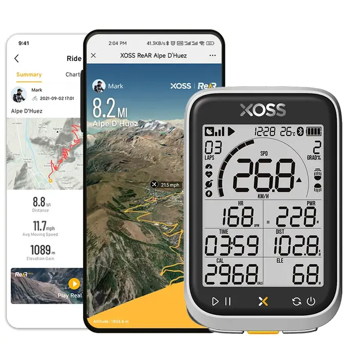 XOSS nouveau G3 GPS G3 + ordinateur de cyclisme G Plus compteur de vitesse sans fil Bluetooth Tracker étanche vélo de