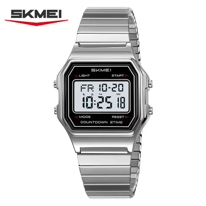 SKMEI 2465 montre électronique pour hommes petit cadran mode multifonction étudiant montre-bracelet 