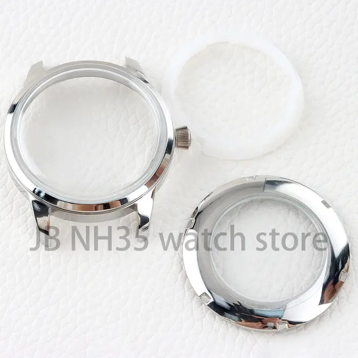 Boîtier de montre NH35 argent/or Rose 40mm