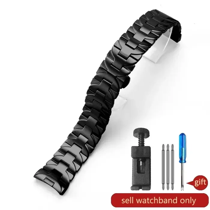 Bracelet de montre incurvé en acier inoxydable massif pour Panerai Luminor série PAM01316 PAM01438 hommes 22 24mm