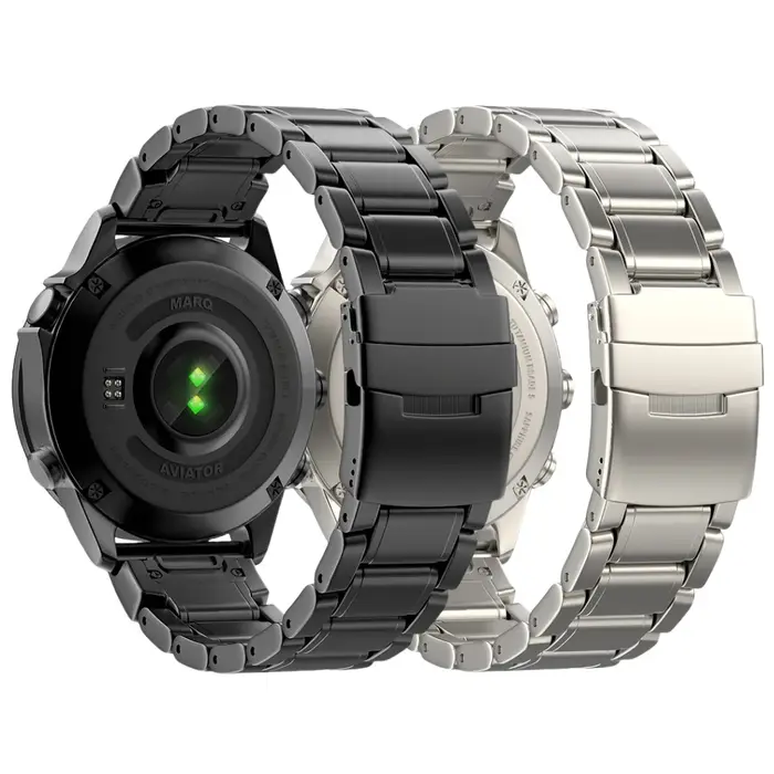 22 26mm titane Marq aviateur Bracelet de montre à ajustement rapide pour Garmin Fenix8 47mm 51mm 6Pro/5XPlus/Instinct2X