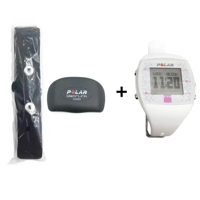 Polar FT4-Montre et moniteur de fréquence cardiaque WearLink, avec sangle de poitrine, capteur de fr