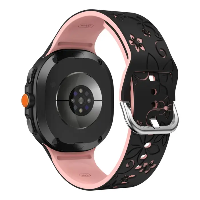 Bracelet classique en Silicone gravé pour Samsung Galaxy Watch 8/8, correa Galaxy Watch 7/FE/6/5/4 C