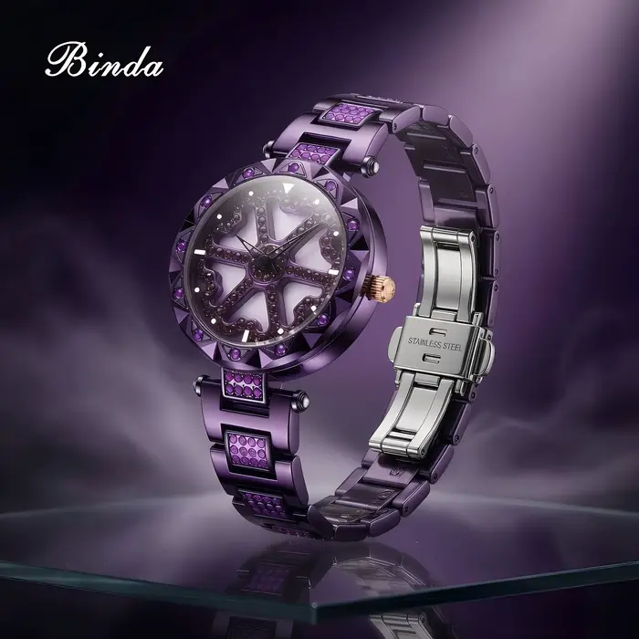 Montre à quartz Binda de luxe pour femme
