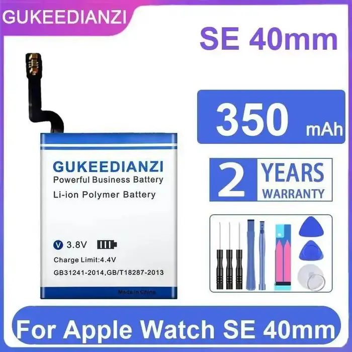 Batterie Ultra GPS 300-700 mAh pour Apple Watch Series 41MM 44MM 45MM SE SE2 1 2 3 4 5 6 7 8 9 40MM LTE 38MM 42MM