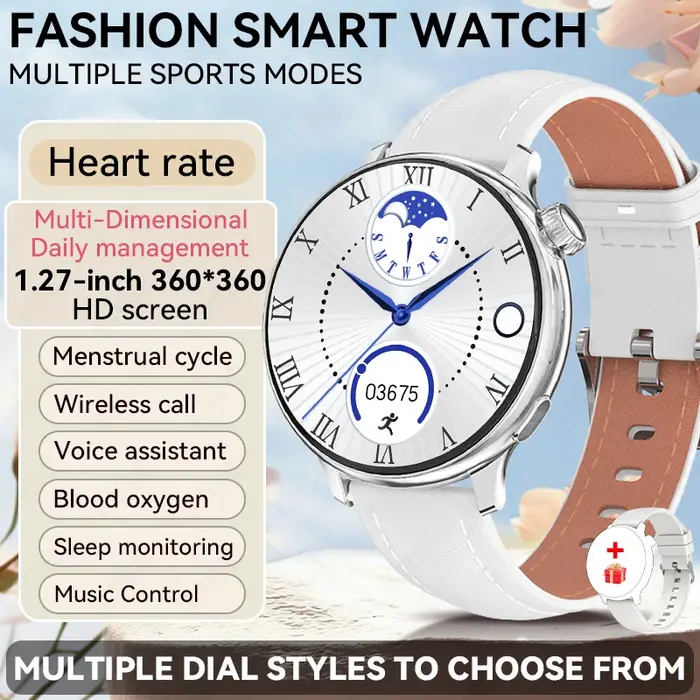 Montre connectée de luxe LIGE pour femmes