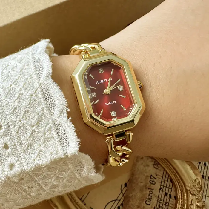 Montre simple, rétro, polyvalente et décontractée