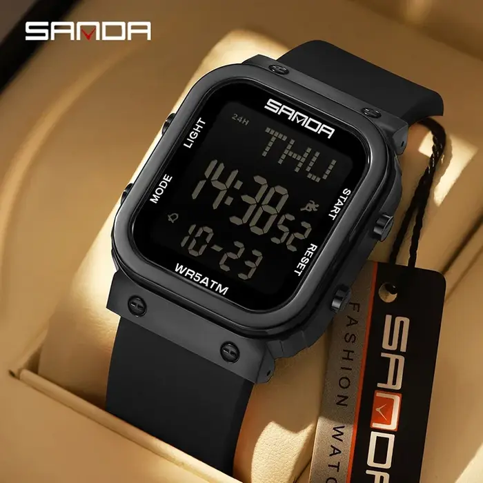 SANDA – montre numérique pour hommes