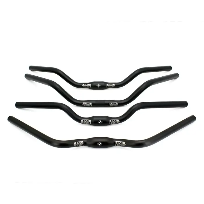UNO vélo hirondelle guidon M Type en alliage d'aluminium 31.8*600/610/620mm noir argent rétro confor