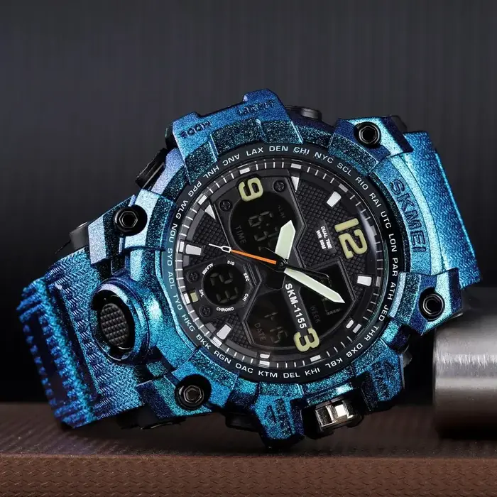 Skmei montre de Sport 5Bar étanche double affichage montres Relogio Masculino