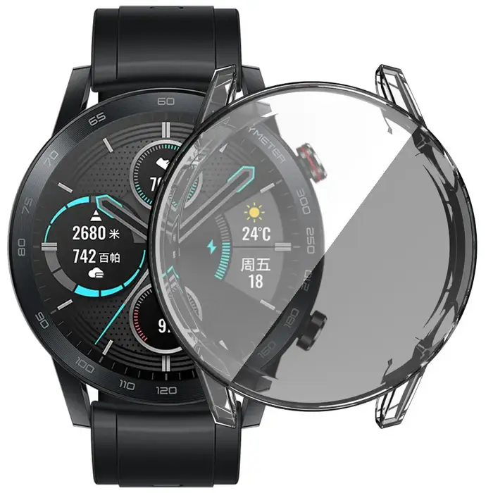 Accessoires pour montre connectée, coque de protection 360, protection d'écran complète, étui de mon