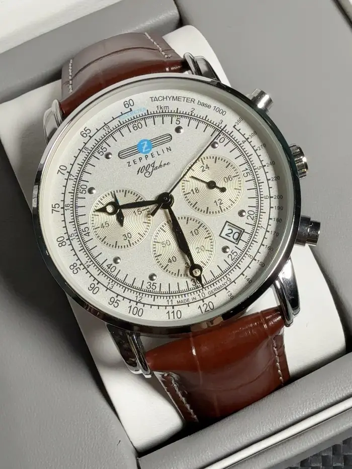 Nouvelle montre Zeppelin pour homme, tendance, trois aiguilles, chronographe multifonctionnel, montre à quartz pour affaires et loisirs