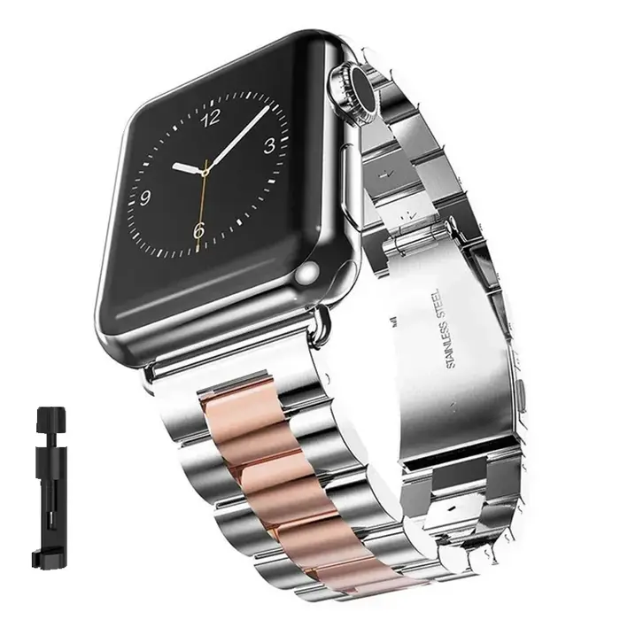 Bracelet en acier Starlight pour Apple Watch Series Ultra2 10 9 8 7 SE 6 5 4 3 46mm 49mm