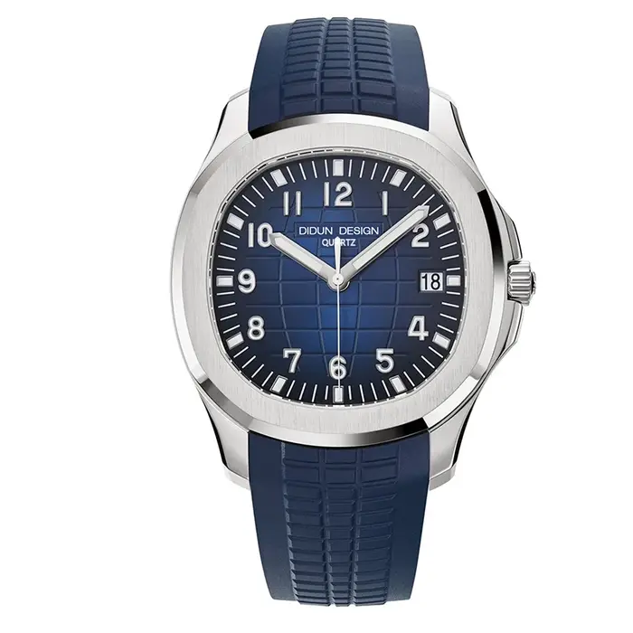 Didun luxe militaire automatique hommes montre saphir acier inoxydable Sport montre étanche lumineux