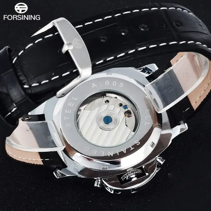 Forsining-Montre mécanique automatique pour homme