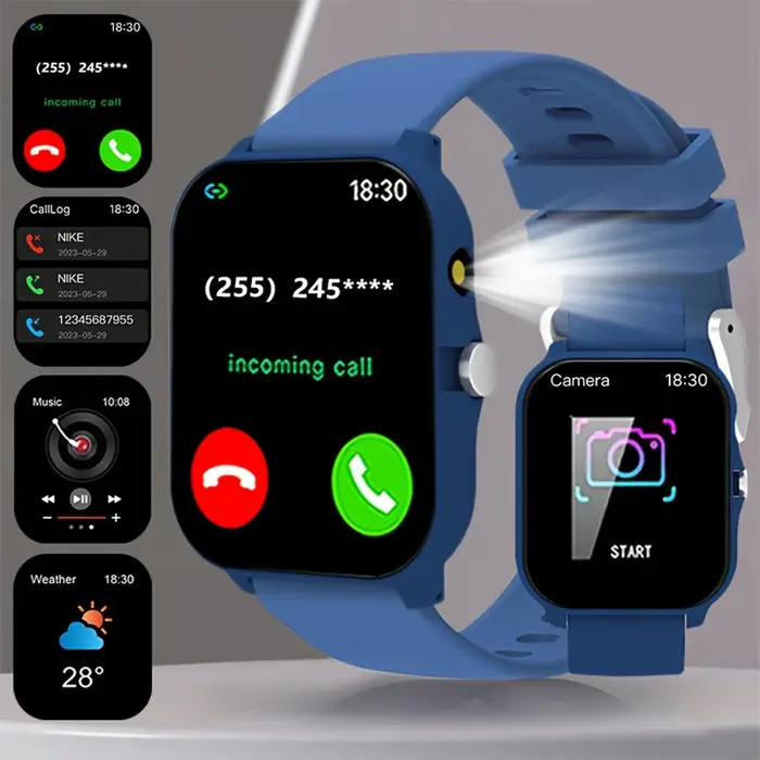 Nouvelle Smartwatch 2026, écran tactile HD de 1,83 pouce, prend en charge les appels et les notifications de messages, plusieurs modes sportifs, lecture de musique