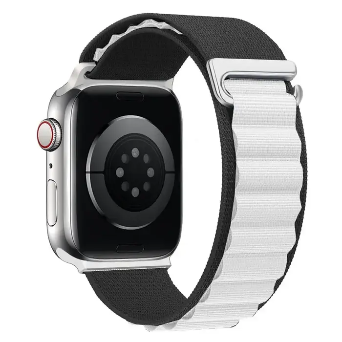 Bracelet en Nylon à boucle alpine pour Apple Watch 41 42 44 45 49mm 46mm hommes femmes, bracelet de
