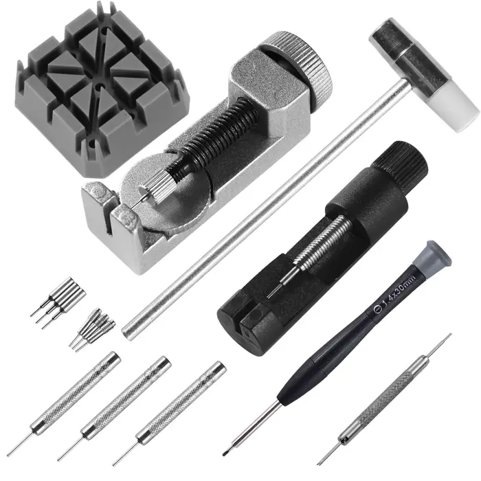 Kit de réparation de montres professionnel 16 pièces, parfait pour les amateurs de montres, outils d