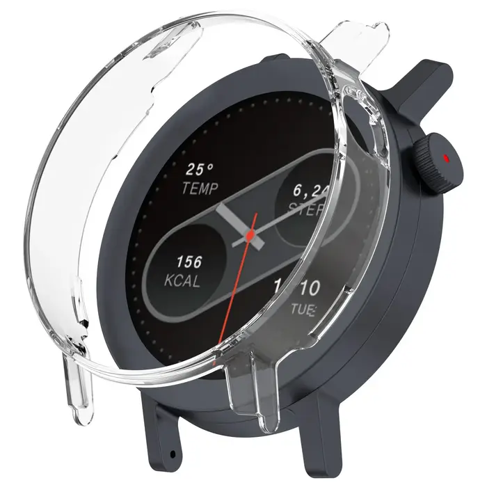 Verre trempé + étui de protection d'écran pour rien CMF Watch Pro 2, cadre antichute PC à couverture