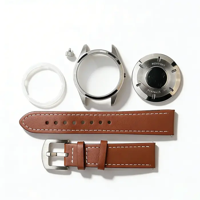 Boîtier de montre pilote 40mm compatible avec cadran 33-34.3mm pour Seiko 5Sports NH35/36/Eta2824