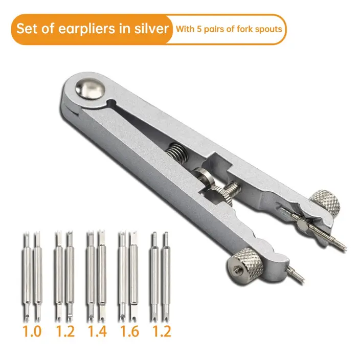 Kit d'outils de réparation de montres : Pince à barrettes