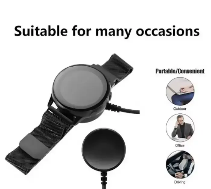 Chargeur de montre Compatible pour Samsung Galaxy Watch 5 Pro 5/4/3 Active 2/1Gear Sport/S3